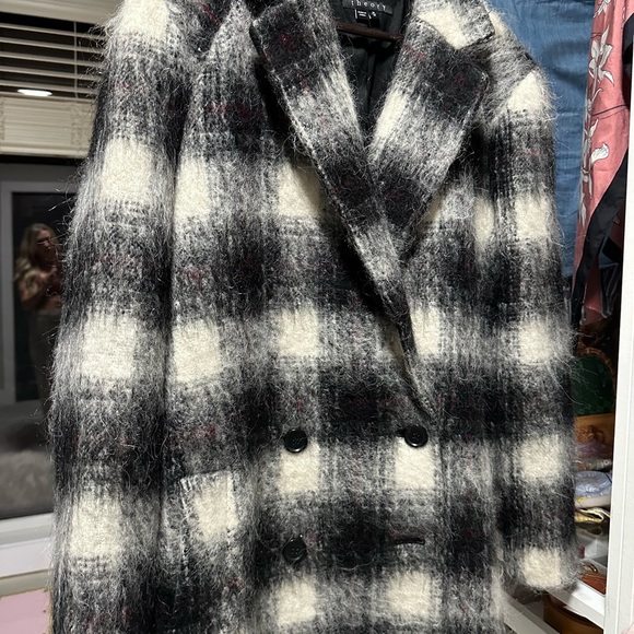 Theory Black and White Plaid Utility Jacket - Picture 2 of 8